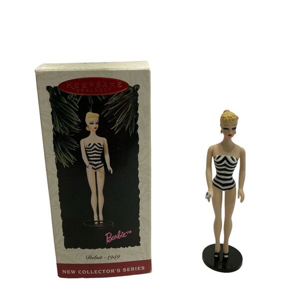 Hallmark Keepsake 1994 Christmas Ornament Barbie Debut 1959 No. 1 sz 4.5 in NIB - Picture 1 of 6
